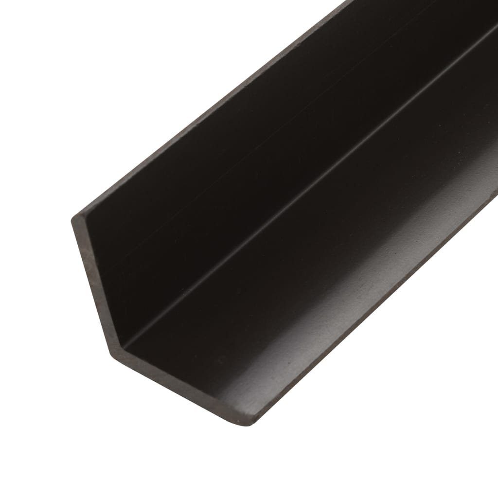 Teppichboden Winkelleisten 5 Stk. WPC 170 cm Dunkelbraun, vidaXL, Höhe: 4.5 mm