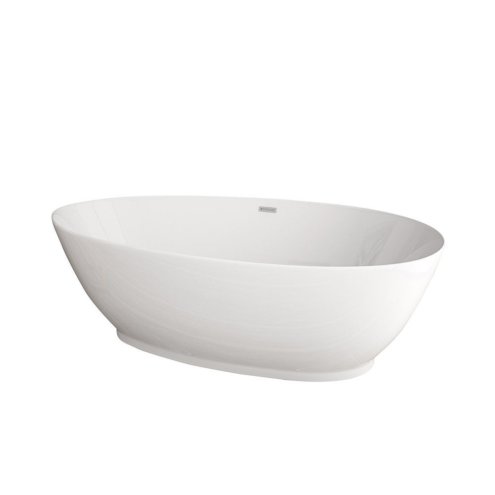 HOME DELUXE Badewanne Freistehende Badewanne DELIA, (1-tlg), 180 x 90 x 58 cm - Füllmenge: 270 Liter I Freistehende Badewanne Spa
