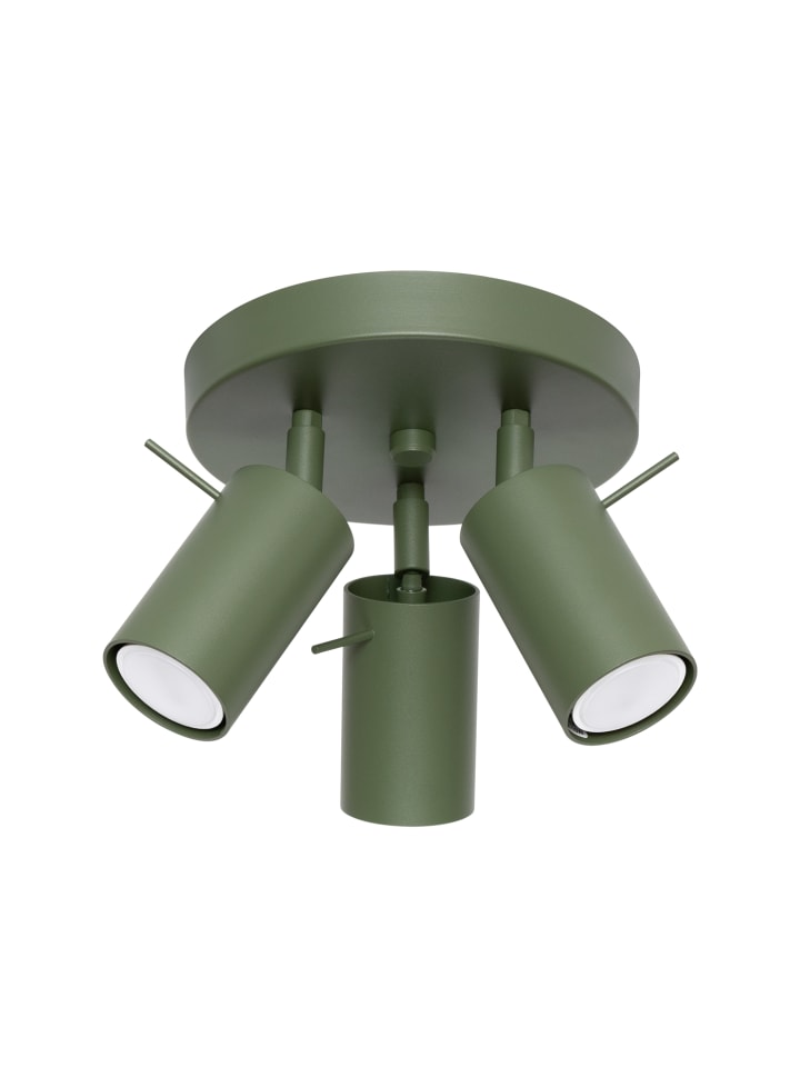 Nice Lamps Plafond ETNA 3P olivgrün H 18,5 cm günstig kaufen onesize