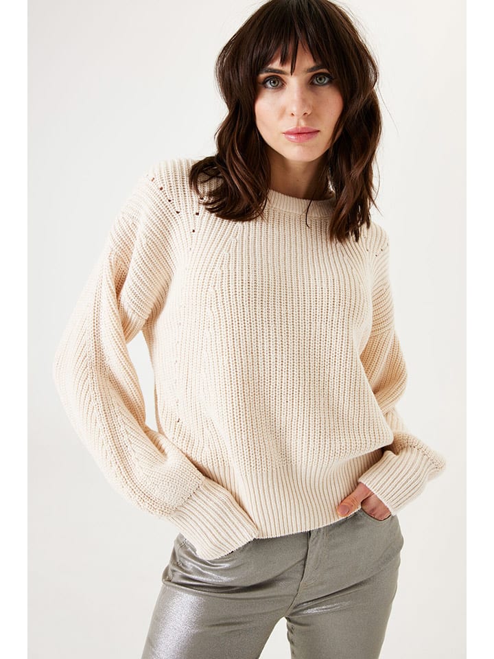 Garcia Pullover in Creme günstig kaufen