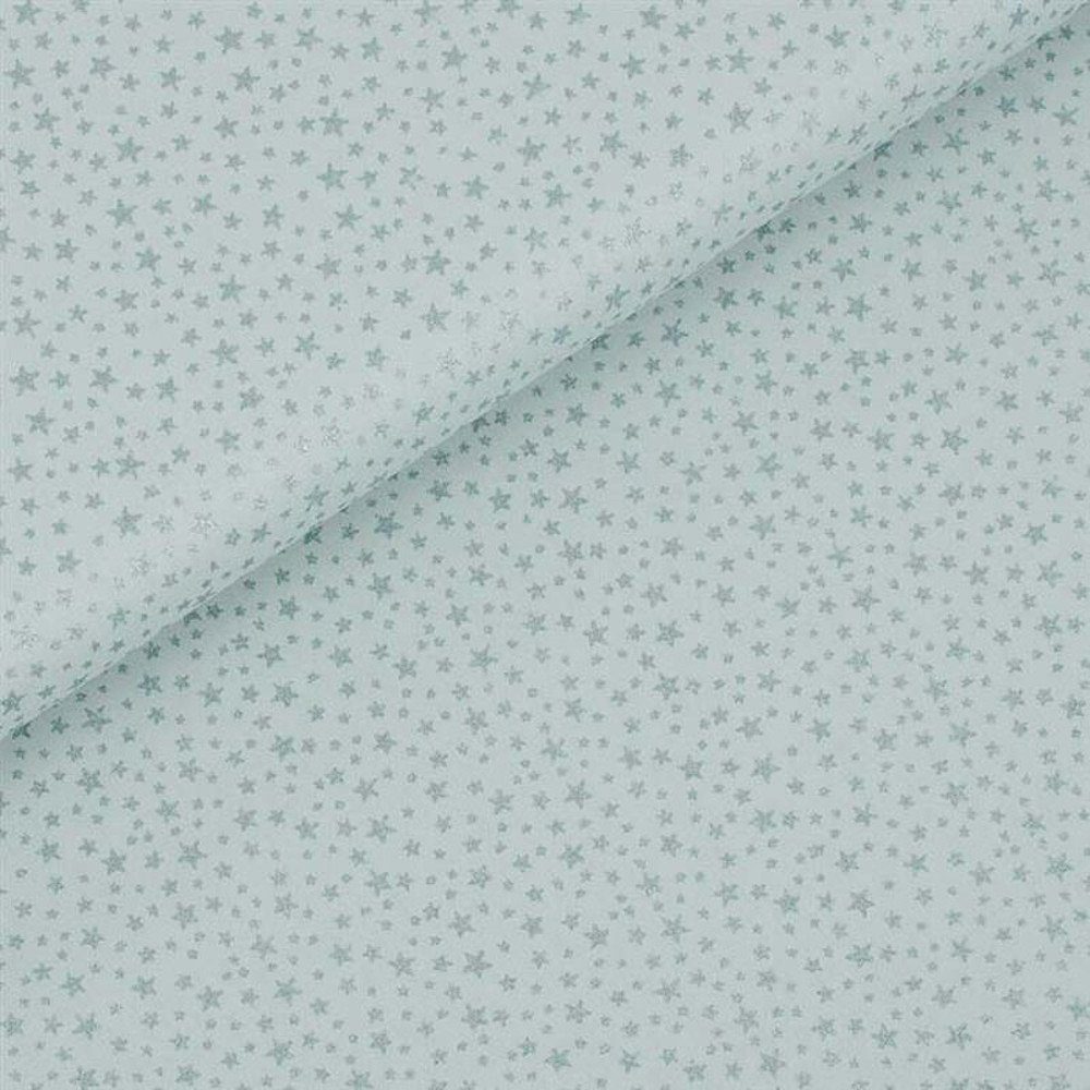 H-Erzmade Bastelperlen Patchwork Baumwollstoff Glitter Little Star by PO
