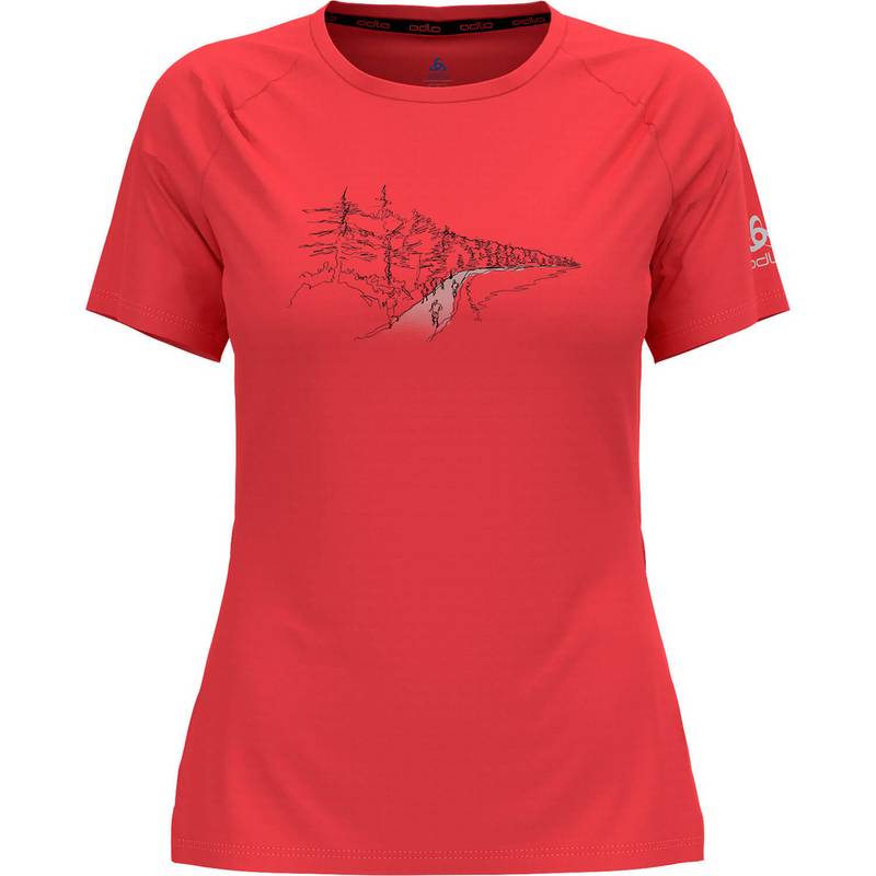 Odlo Essential Print T-Shirt Damen