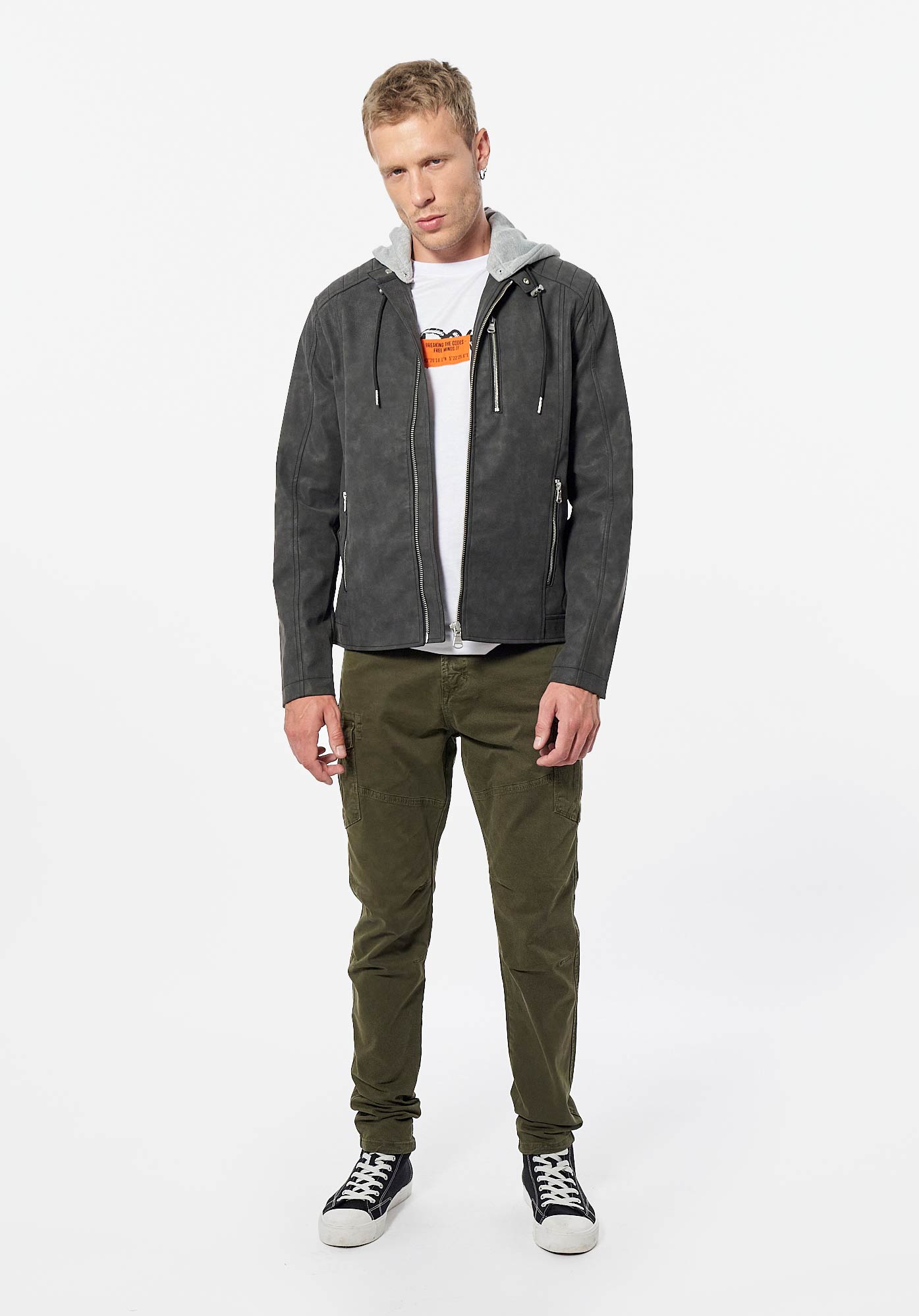 SISKA  Blouson noir Homme