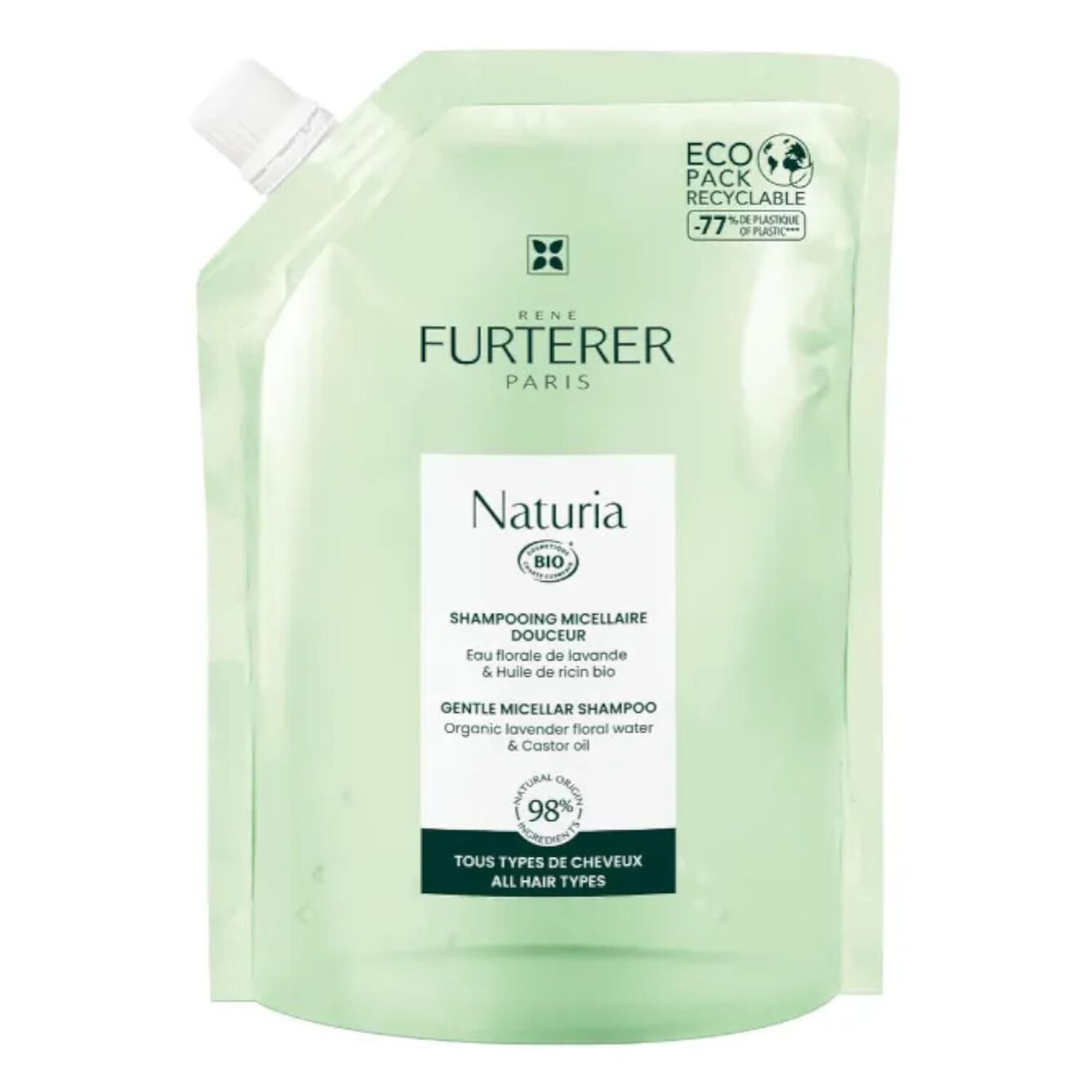 René Furterer Shampoing Micellaire Douceur Naturia - Tous types de cheveux