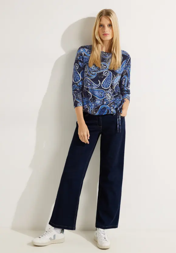 CECIL Paisley Langarmshirt