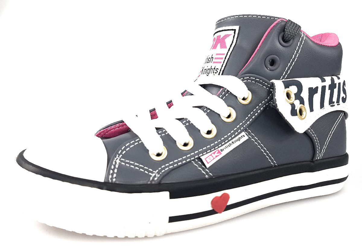 British Knights Roco B46-3706-01 Grau dark grey/ fuchsia