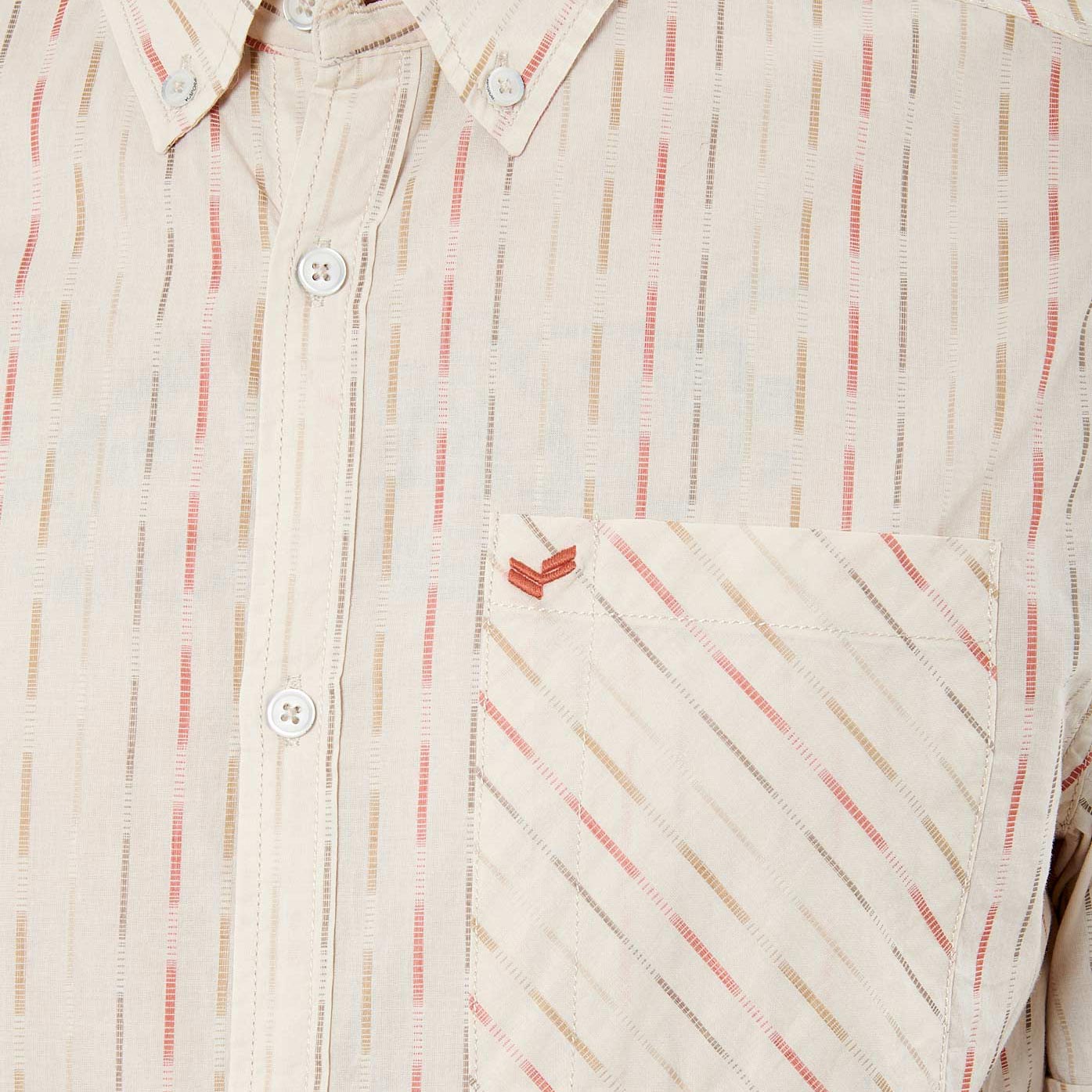 MILAN  Chemise beige Homme en 100% coton