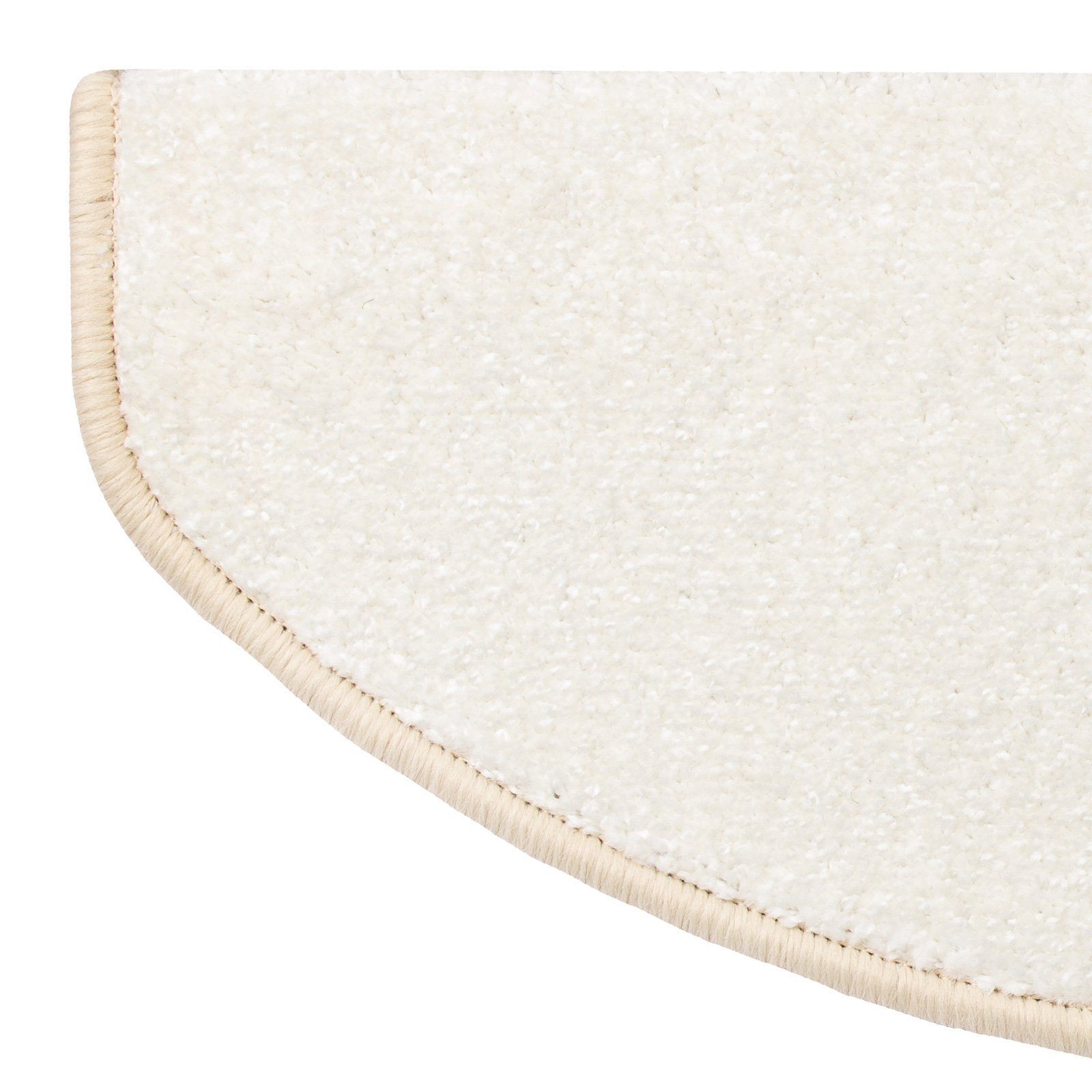 Stufenmatte Marseille,Treppenschoner, Stufenschutz, Schutzmatte in vielen Farben, Karat, Halbrund, Höhe: 13.5 mm, Edler Velours