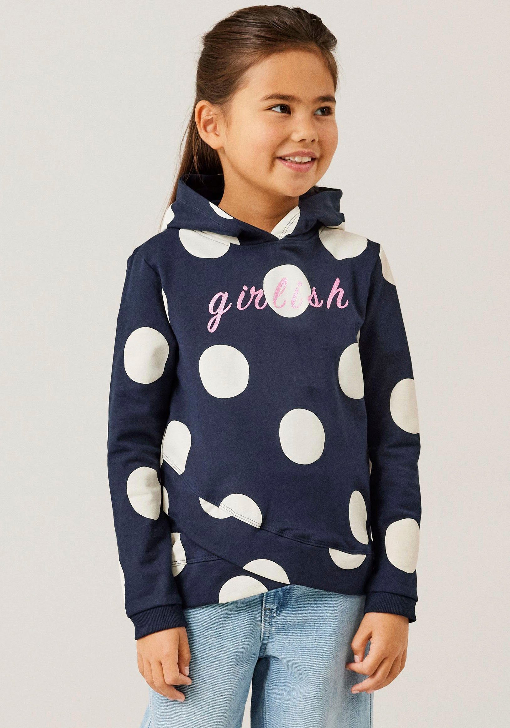 Name It Sweatshirt NKFBIBBA LS SWEAT WH BRU NOOS