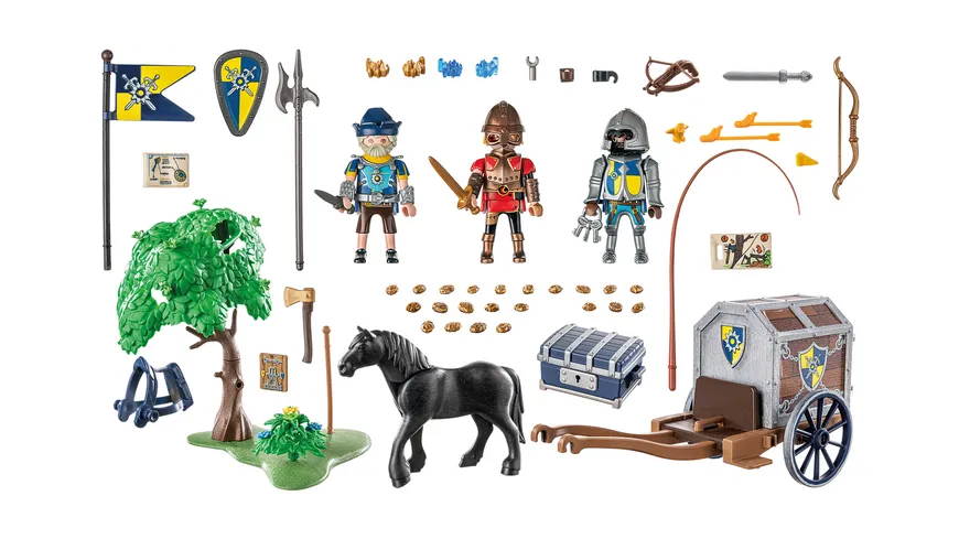 PLAYMOBIL 71484 - Novelmore - Überfall auf Transportwagen