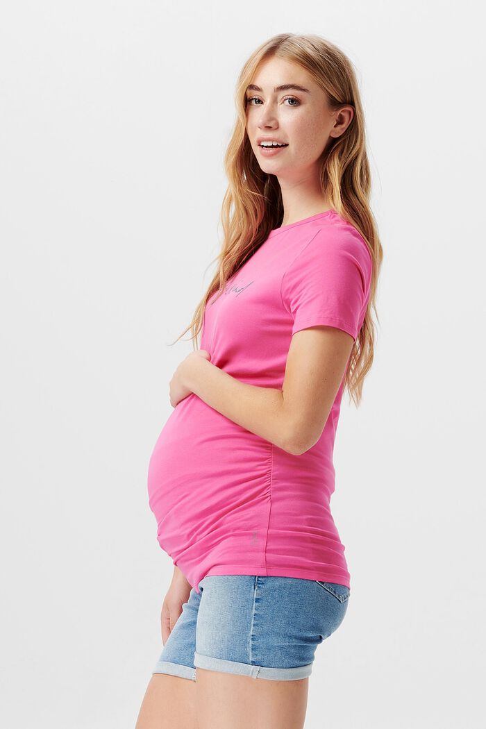T-Shirt mit Statement-Print, Bio-Baumwolle