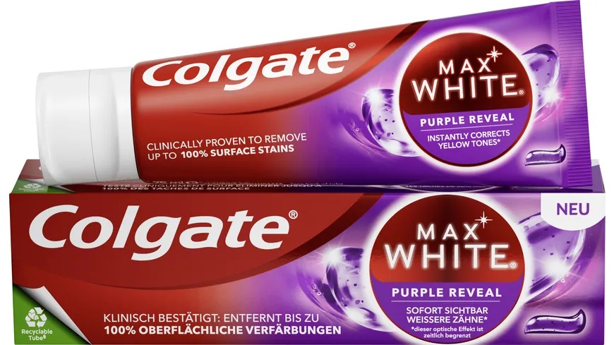 Colgate Max White Zahncreme Purple Reveal 75 ml