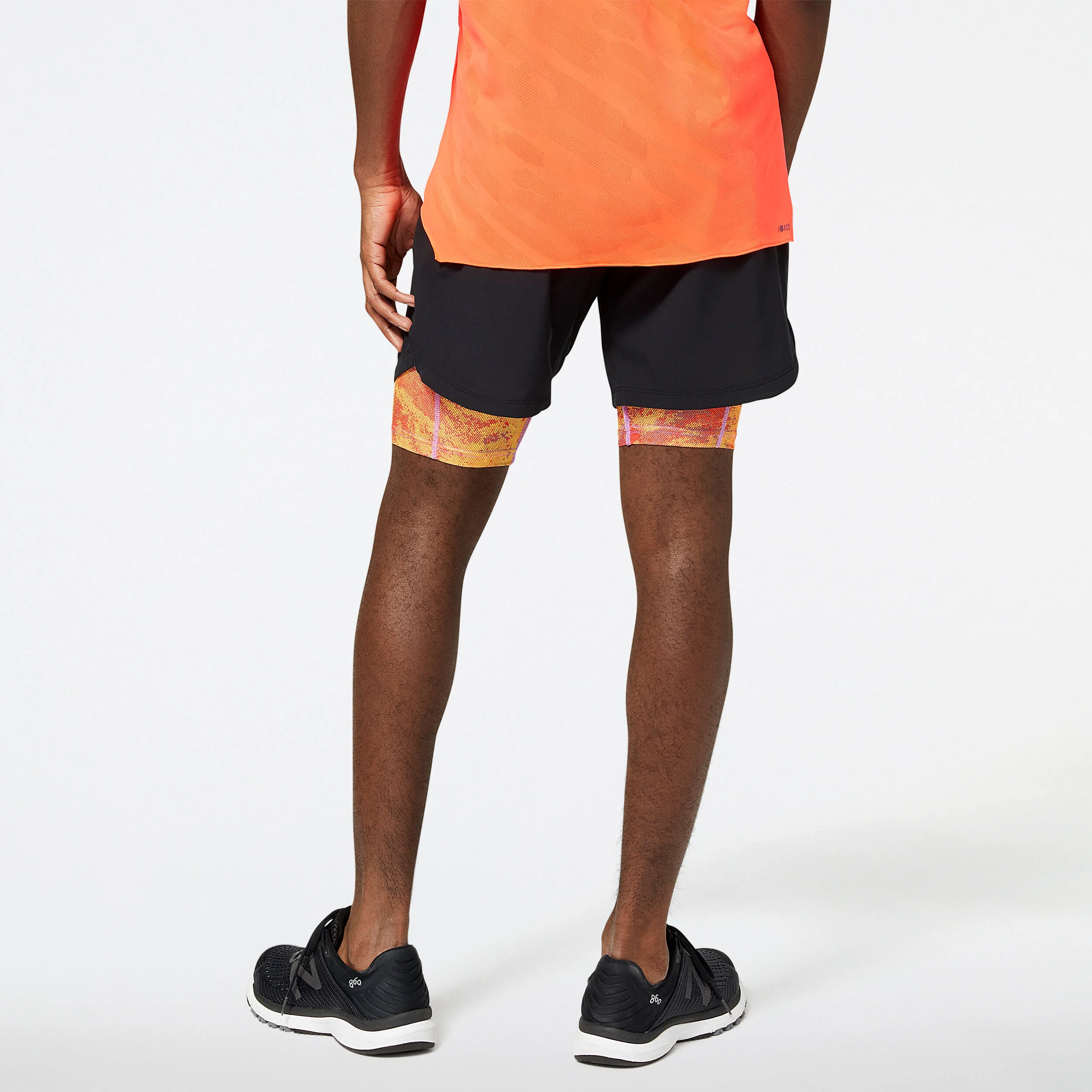 AT 7in 2in1 Shorts Herren - Schwarz