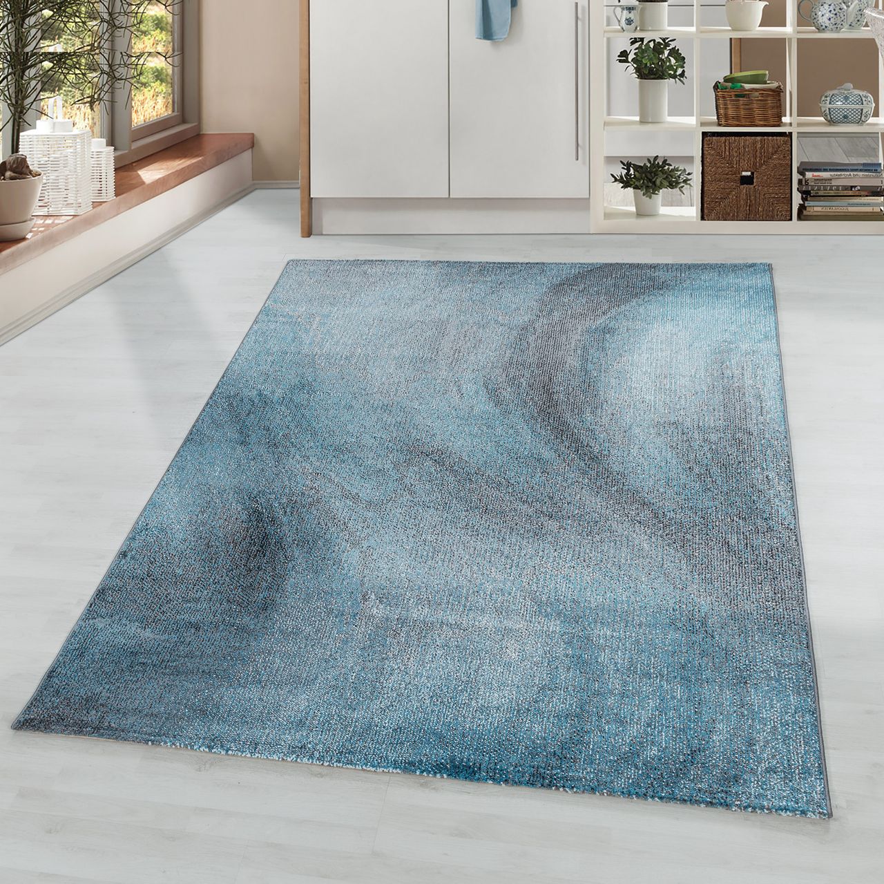 Ayyildiz Teppich, OTTAWA 4204, BLUE, 120 x 170 cm