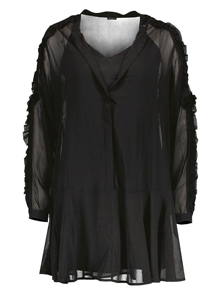 Guess Jeans Kleid in Schwarz günstig kaufen