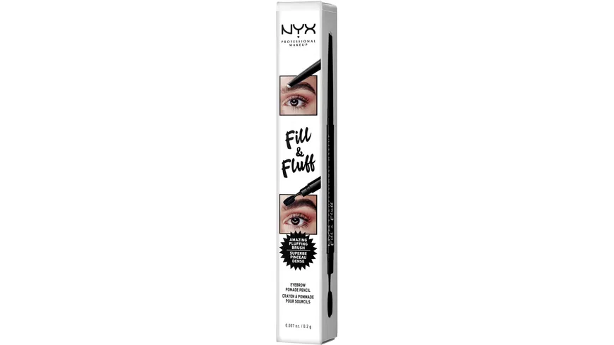 NYX PROFESSIONAL MAKEUP Fill & Fluff Clear Brow Wax Pencil 0.2 g Transparent - Transparent