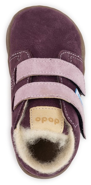 Dodo Shoes ~ Thermo Wool MidCut Klettschuh Winter ~ Burgundy