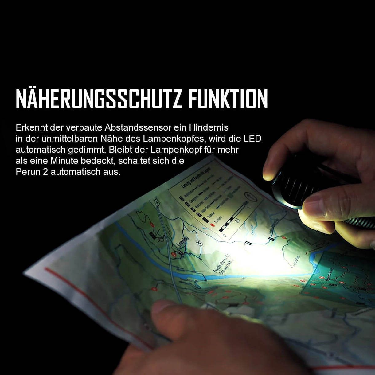 Perun 2 LED Multifunktionslampe