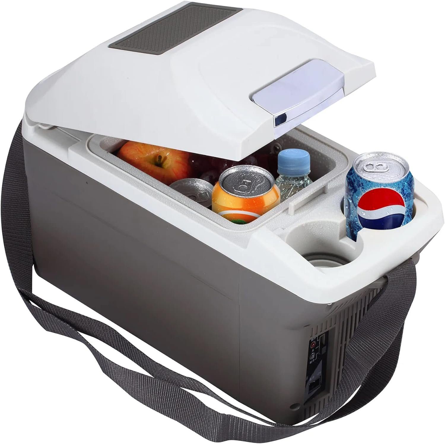 A Ade Elektrische Kühlbox Mobil Kühlschrank 9L, 12V/230V, Minikühlschrank, 9 l, kühlt & wärmt