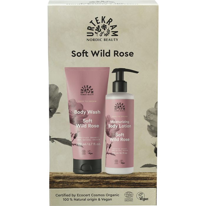 Soft Wild Rose Geschenkset von Urtekram