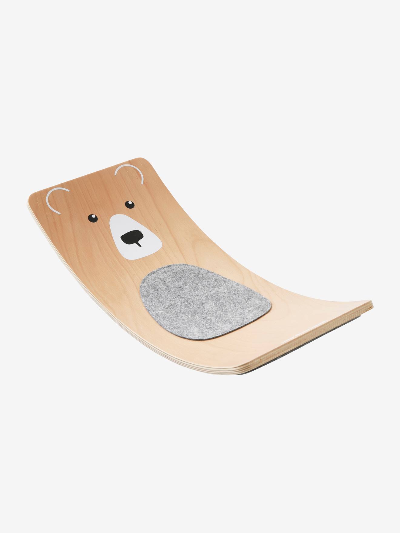 Planche d'équilibre (S) en bois FSC® beige