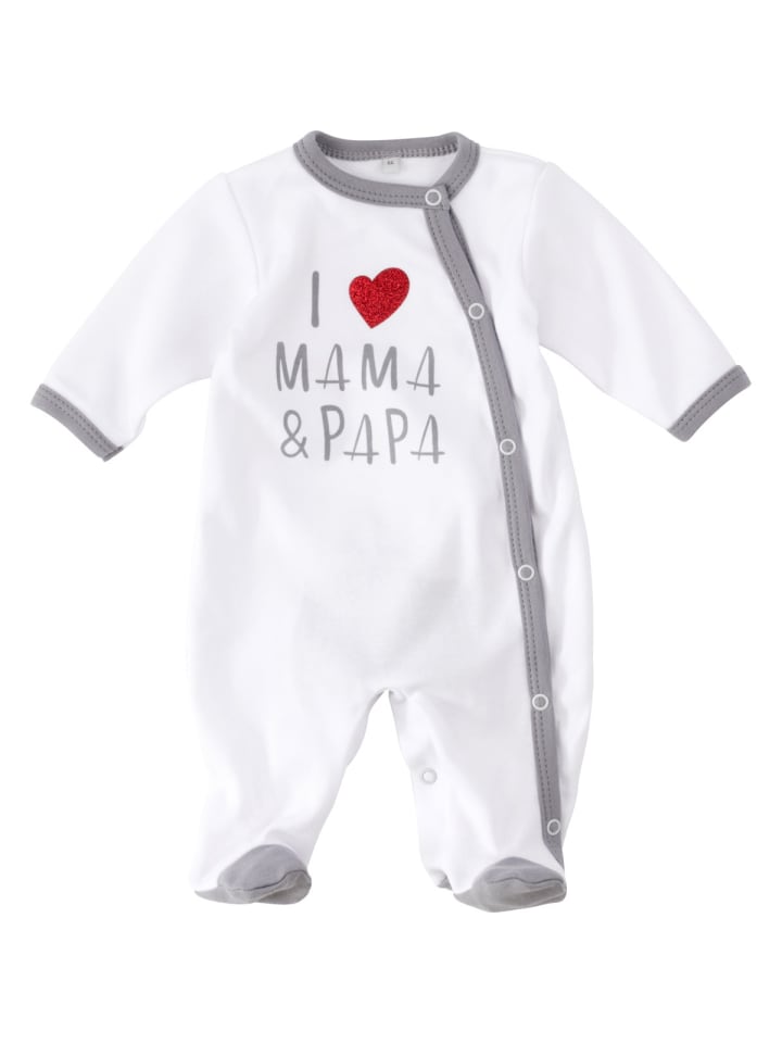 Baby Sweets Erstausstattung-Set I love Mama & Papa in weiss günstig kaufen