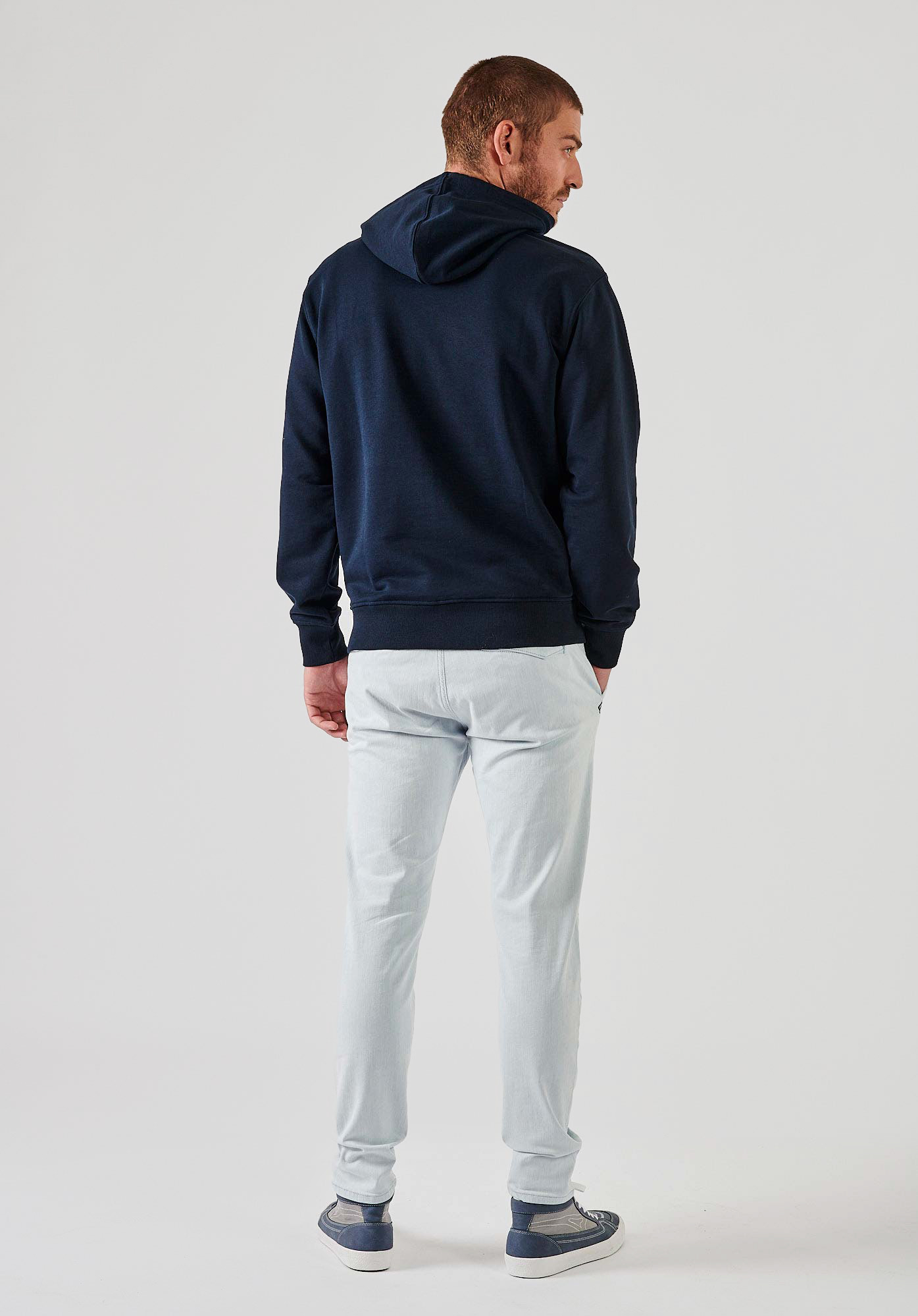 NOMAN  Sweat bleu homme 100% coton