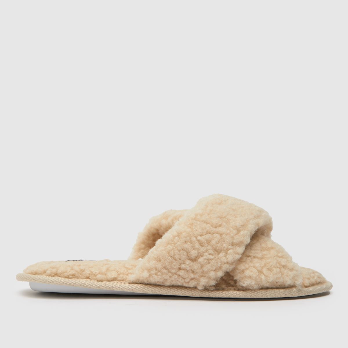 Schuh – Henley Borg – Naturfärgade tofflor med korsrem