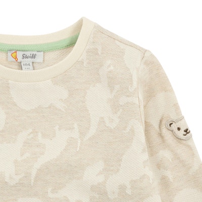 Sweatshirt, beige für Jungs