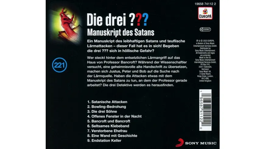Folge 221: Manuskript des Satans