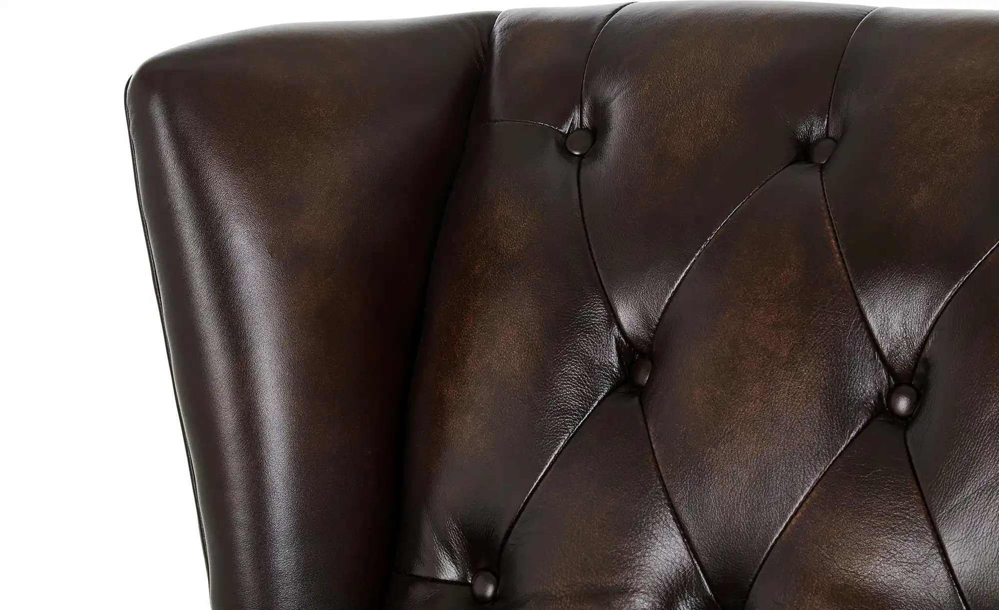 Primo Relaxsessel aus Echtleder Chesterfield