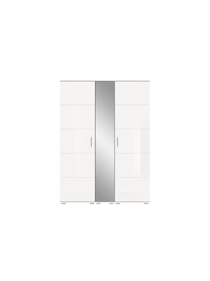 ebuy24 Garderobenmöbel-set Prego 3-teilig Weiß 140 x 37 cm günstig kaufen onesize