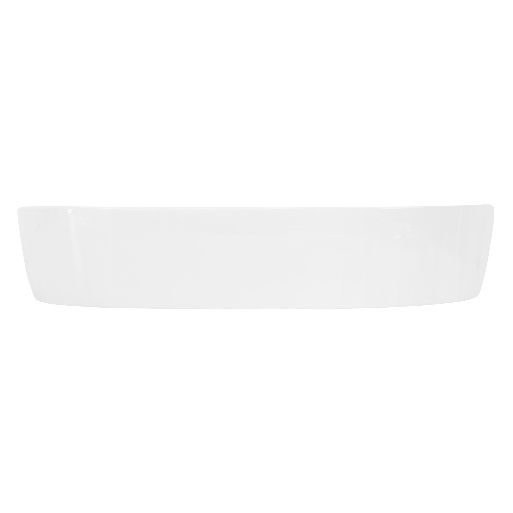 ML-DESIGN Waschbecken Waschbecken Oval 60x40x12 cm Weiß aus Keramik ML-Design