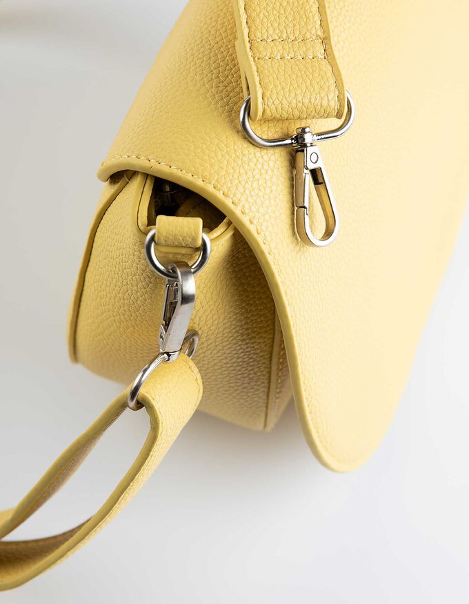 Schultertasche - Druckknopf-Lasche