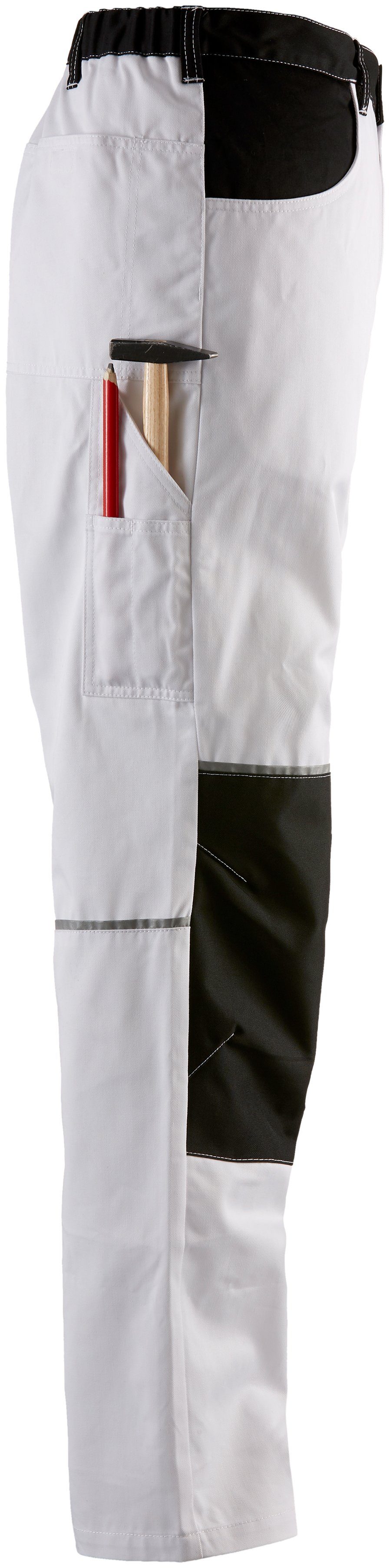 Northern Country Arbeitshose Worker (mit 8 Taschen) mit verstärktem Kniebereich, strapazierfähig, dehnbarer Bund