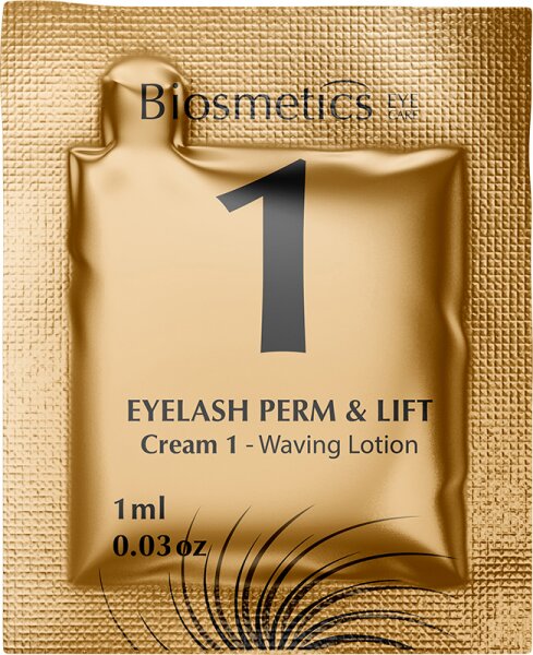 Biosmetics Lifting and Perming Brow Lamination & Lash lift Formular Cream 1 Entwicklerflüssigkeit