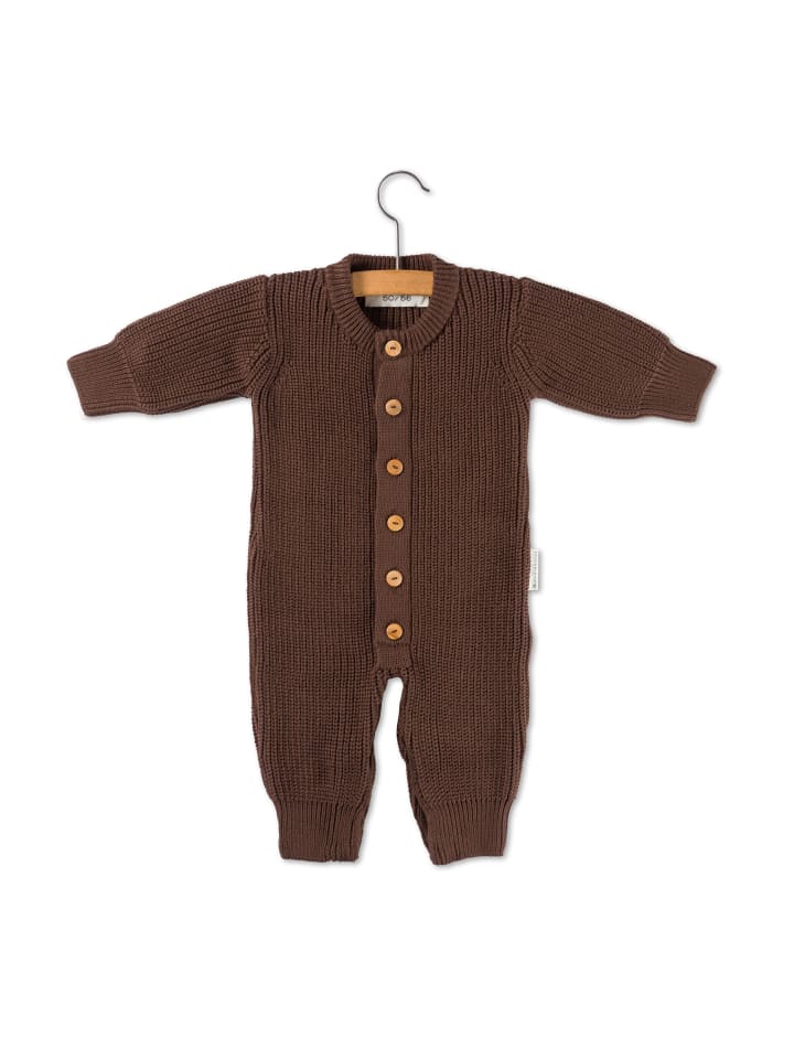 Hofbrucker Strickoverall in schoko günstig kaufen 62/68