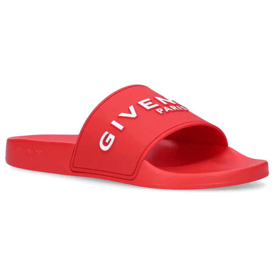 Givenchy - Badeschuhe PARIS Kautschuk - rot