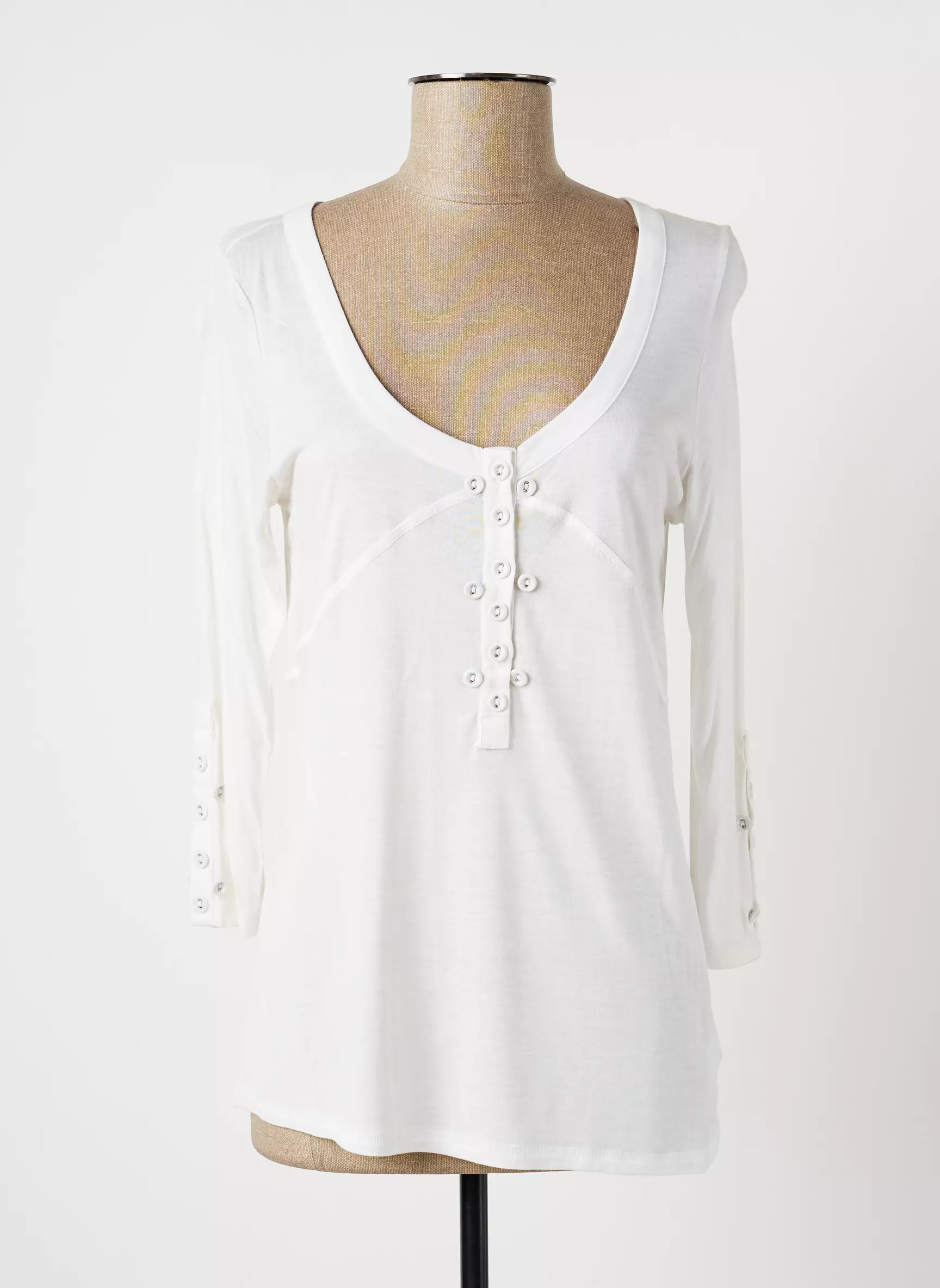Lauren Vidal Tshirts Femme couleur beige