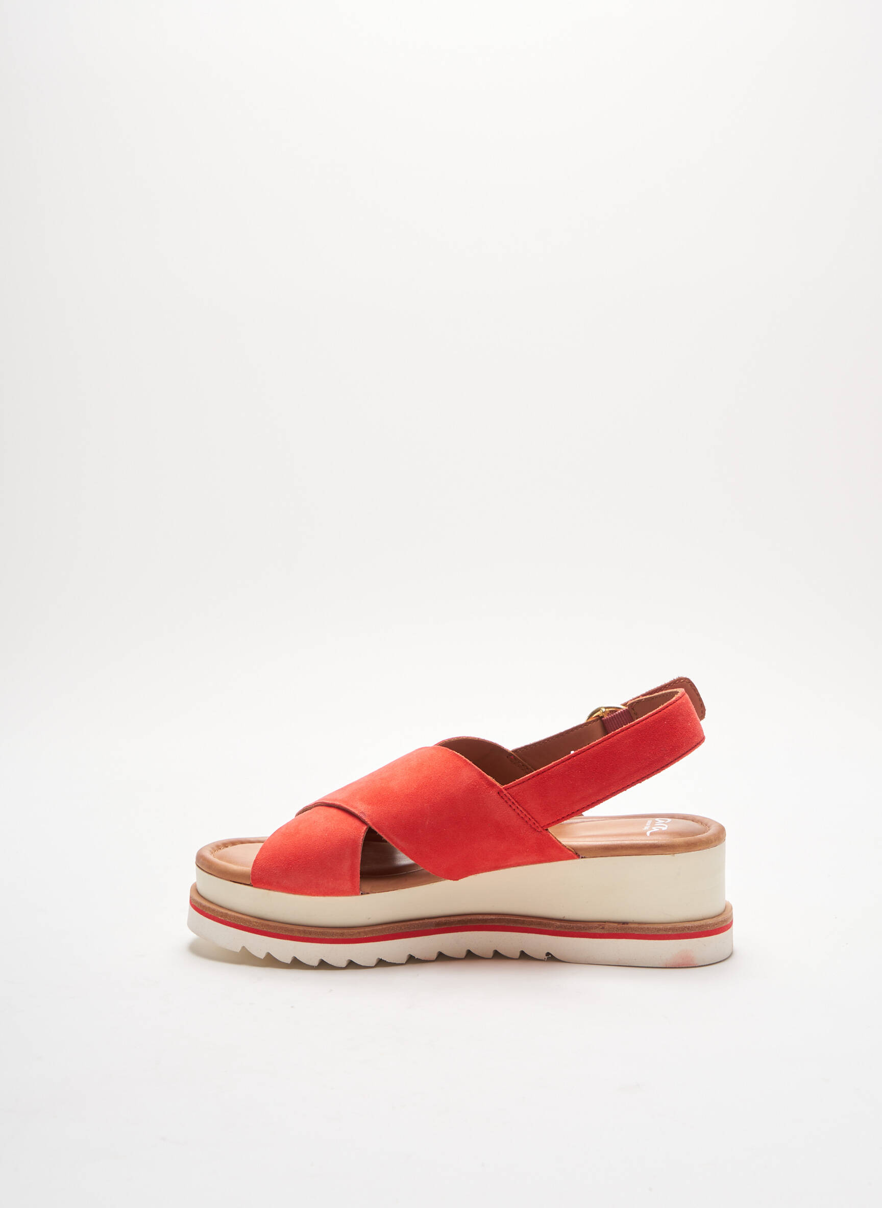 Zara Sandales Nu Pieds Femme couleur orange