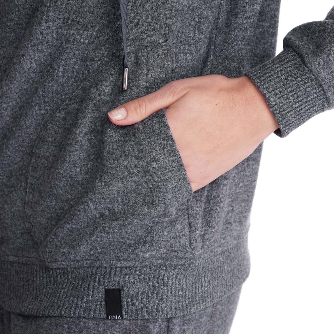 Damen Yoga-Sweatjacke mit Kapuze
