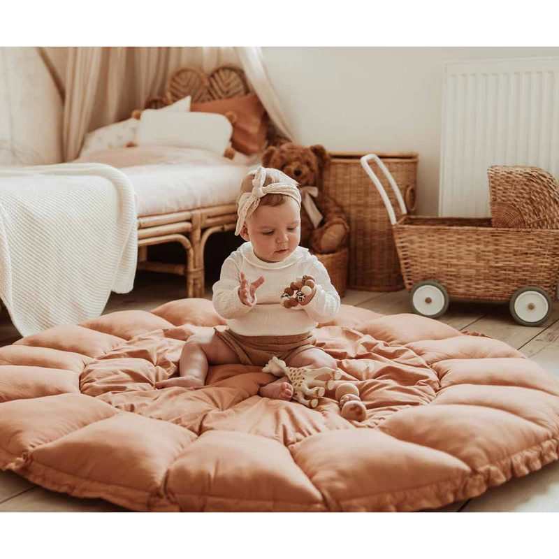 Tapis de jeu évolutif Bloom terracotta 3 en 1 Play and Go