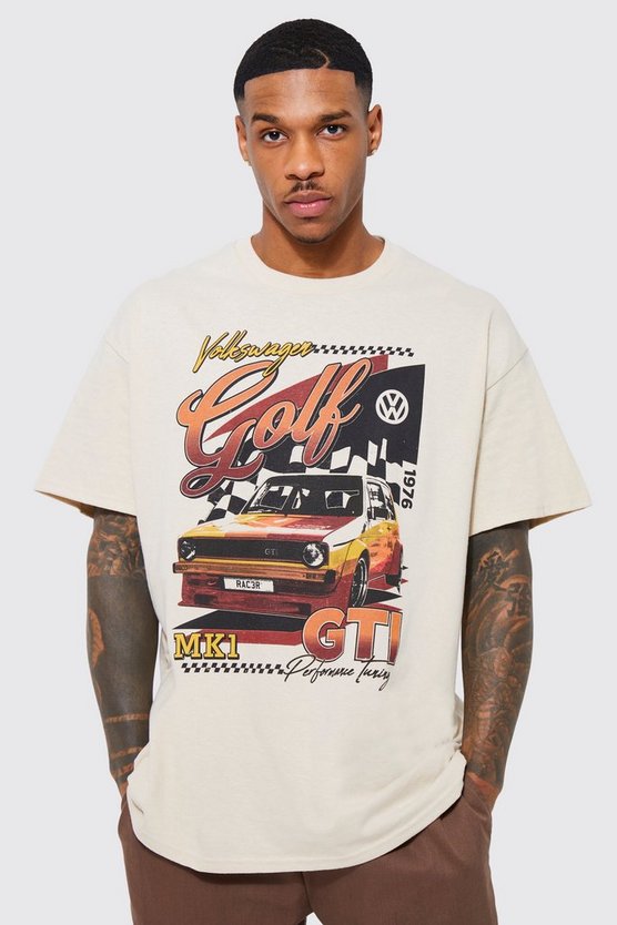 Oversize T-Shirt mit lizenziertem Volkswagen-Print
