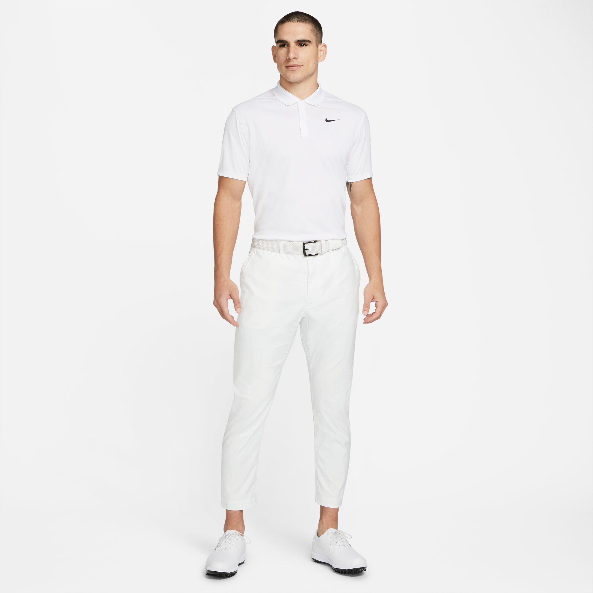 Dri-Fit Polo Herren - Weiß