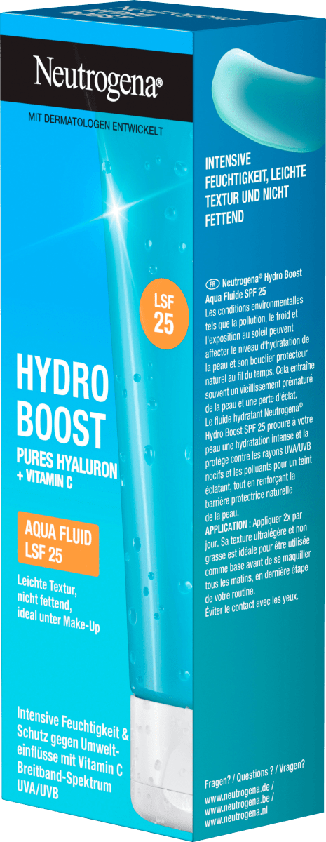 Gesichtsfluid Hydro Boost Aqua LSF 25, 50 ml