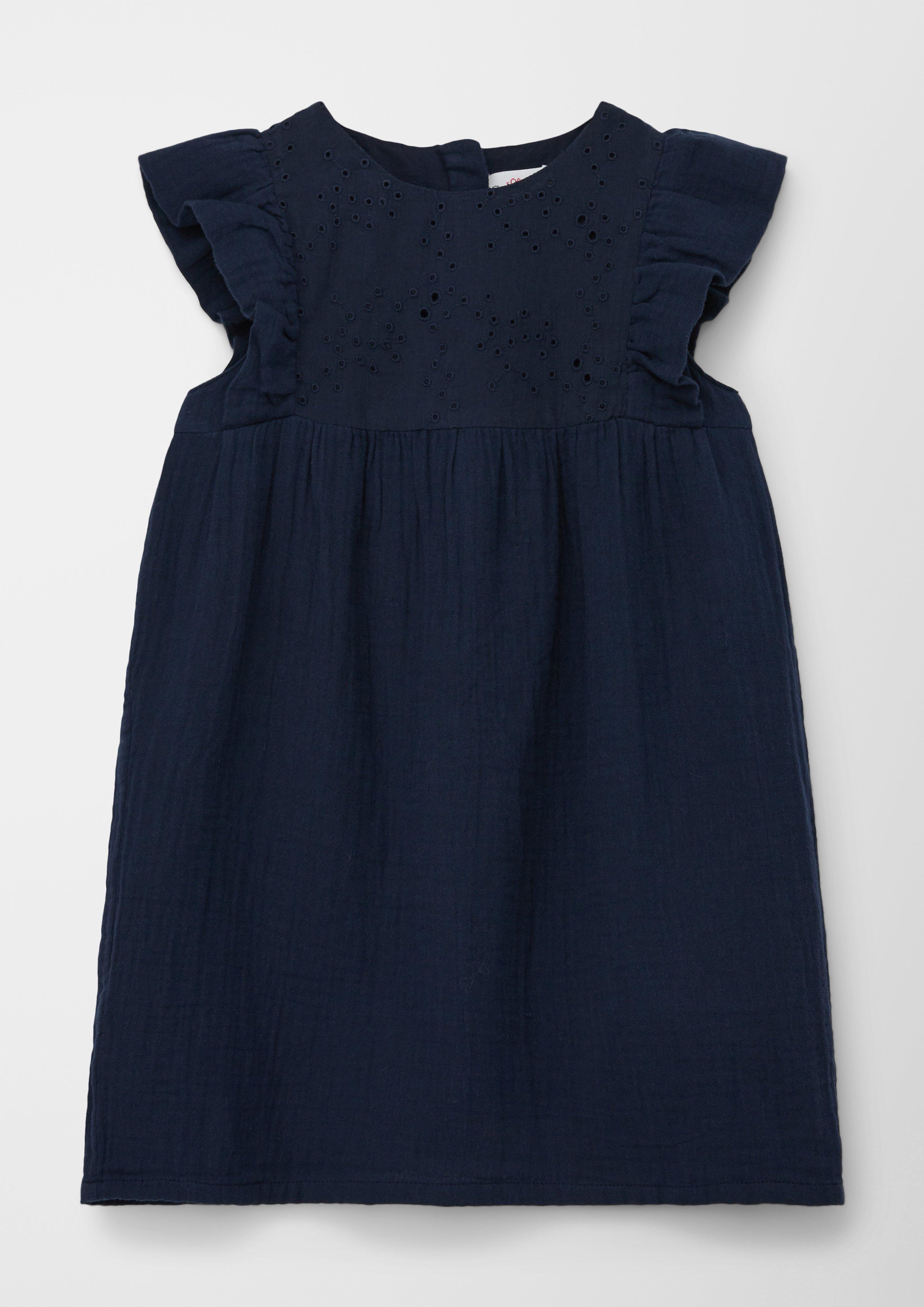 Musselin-Kleid mit Ajourmuster  2125292-5952