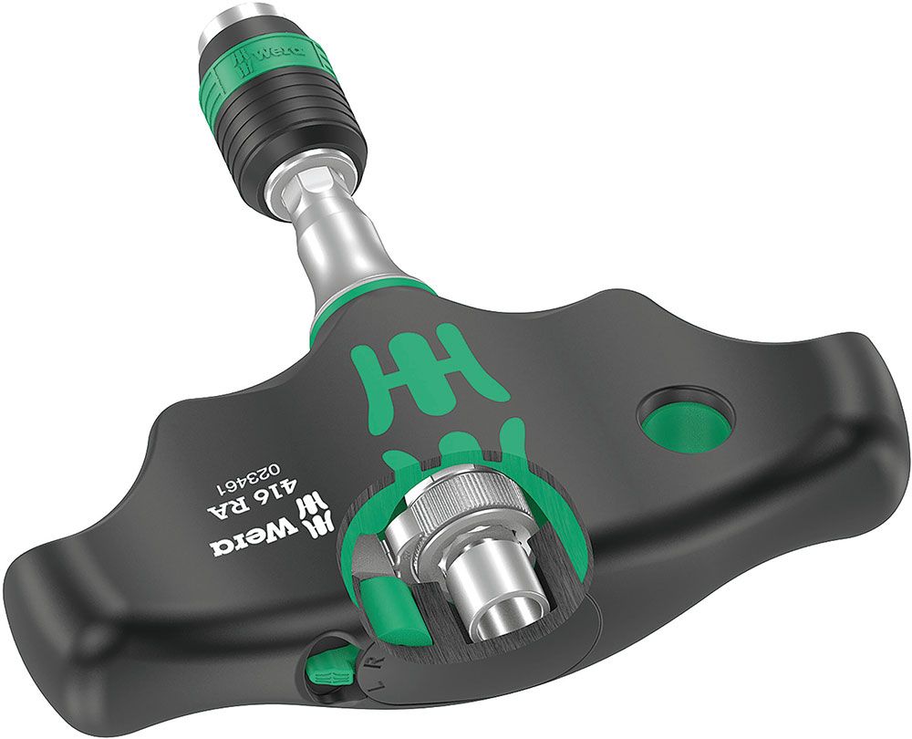 Wera 416 RA Quergriff-Bits-Handhalter mit Ratschenfunktion + Rapidaptor kaufen | Bike-Discount