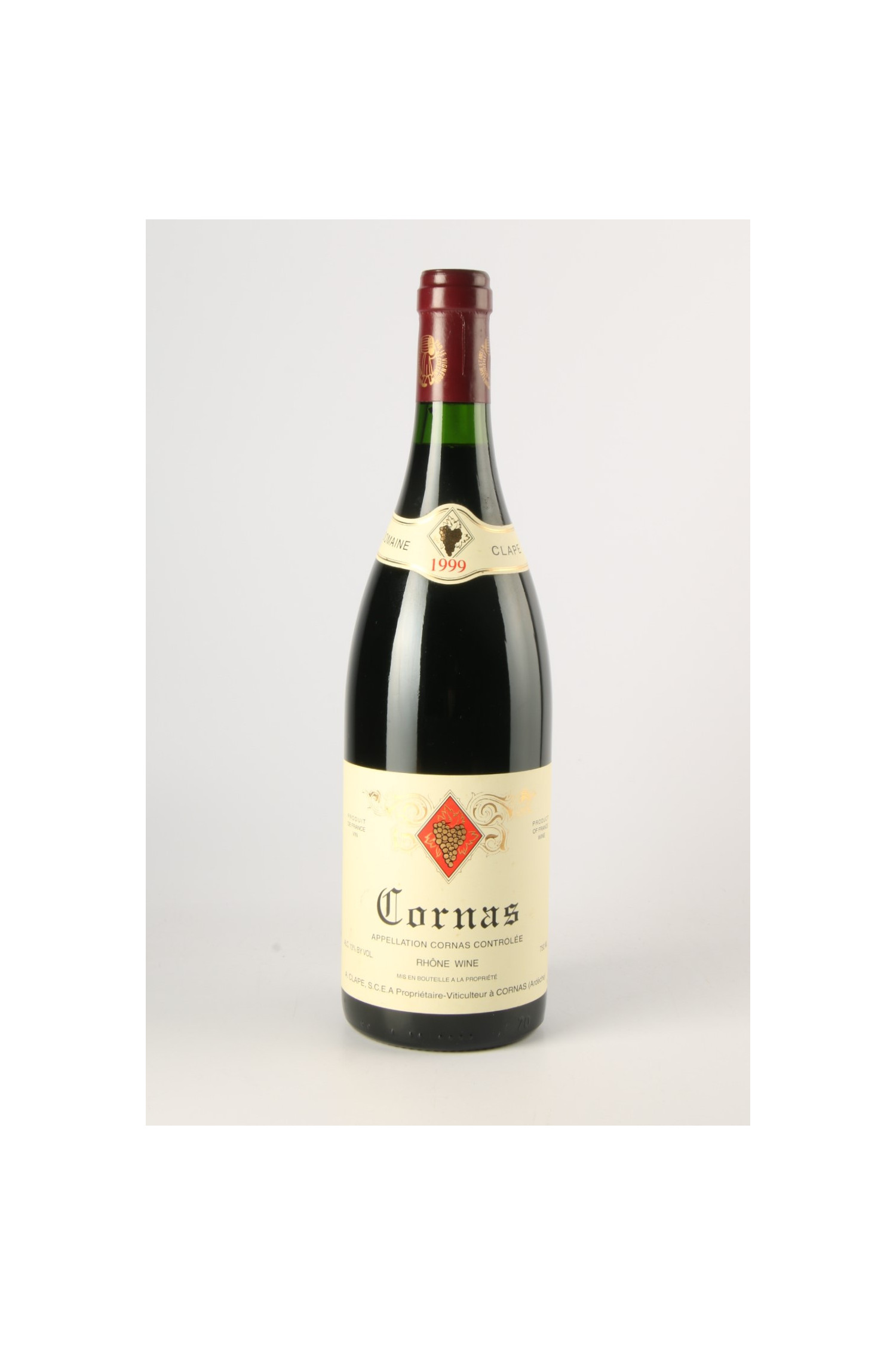 Vin 1999 AUGUSTE CLAPE 1999, Cornas. Vin ancien - SoDivin
