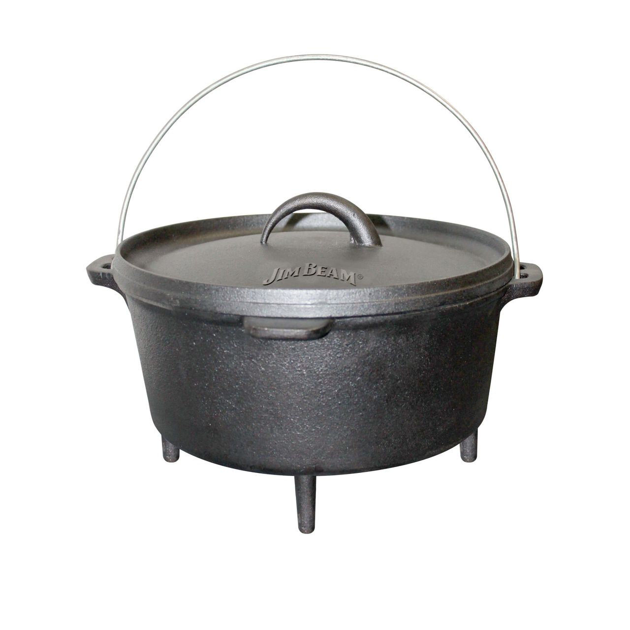 Jim Beam Gusseisernes Kochset Dutch Oven 9tlg in Holztruhe