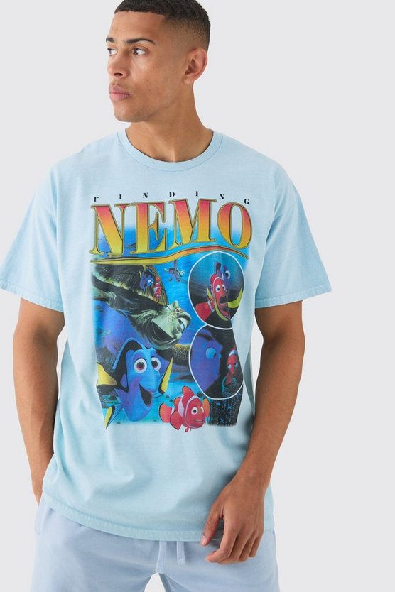 Oversize T-Shirt mit lizenziertem Finding Nemo Disney Print